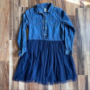 OshKosh B’gosh Girls Denim Tulle Dress